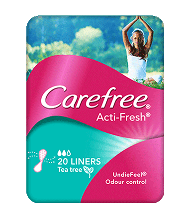 CAREFREE® Acti-Fresh® Tea Tree Liners