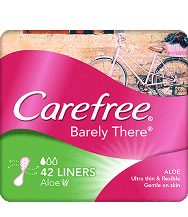 CAREFREE® BARELY THERE® Aloe Liners